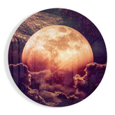 Moon Glass Wall Art.
